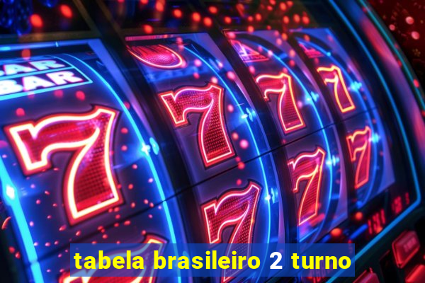 tabela brasileiro 2 turno