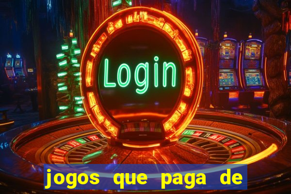 jogos que paga de verdade via pix